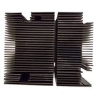 Black Anodized Extrusion Heat Sink Aluminum 6061/6060/6063 T1-T6 Material