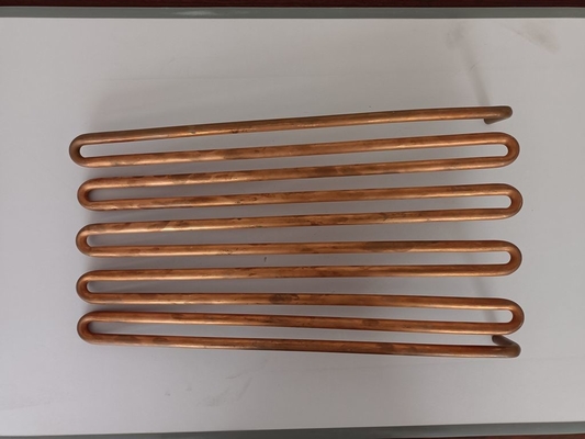 Stamped 120 Degree Beam Angle Copper Cold Plate Heat Sink With Silver Color 10mm Copper Base