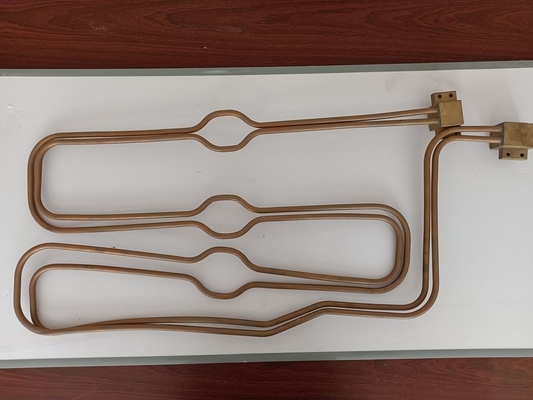 Stamped 120 Degree Beam Angle Copper Cold Plate Heat Sink With Silver Color 10mm Copper Base