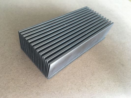 Aluminum Anodized Customized Bonded Folded Fin Chip Heat Sink