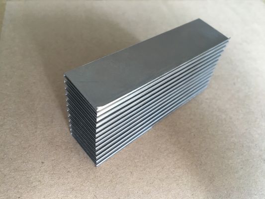 Aluminum Anodized Customized Bonded Folded Fin Chip Heat Sink