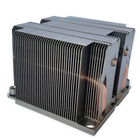 Square 205W TDP Copper CPU Cooler Four Pipes for 2U Passive Solution