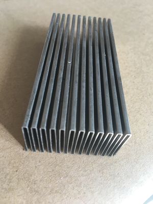 Aluminum Anodized Customized Bonded Folded Fin Chip Heat Sink